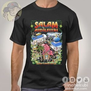 T-Shirt (Lengan Pendek) Kartun Salam Aidilfitri Ubi