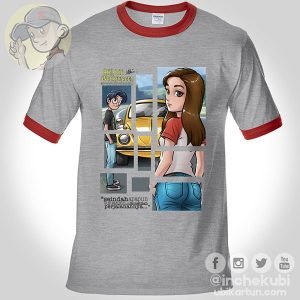 EDISI ISTIMEWA - T-Shirt Ringer AD&VW Edisi ORI Ubi 2025